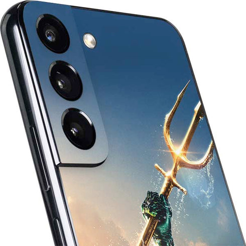 DC Comics Aquaman Movie Poster Trident Galaxy S22 Plus Skin